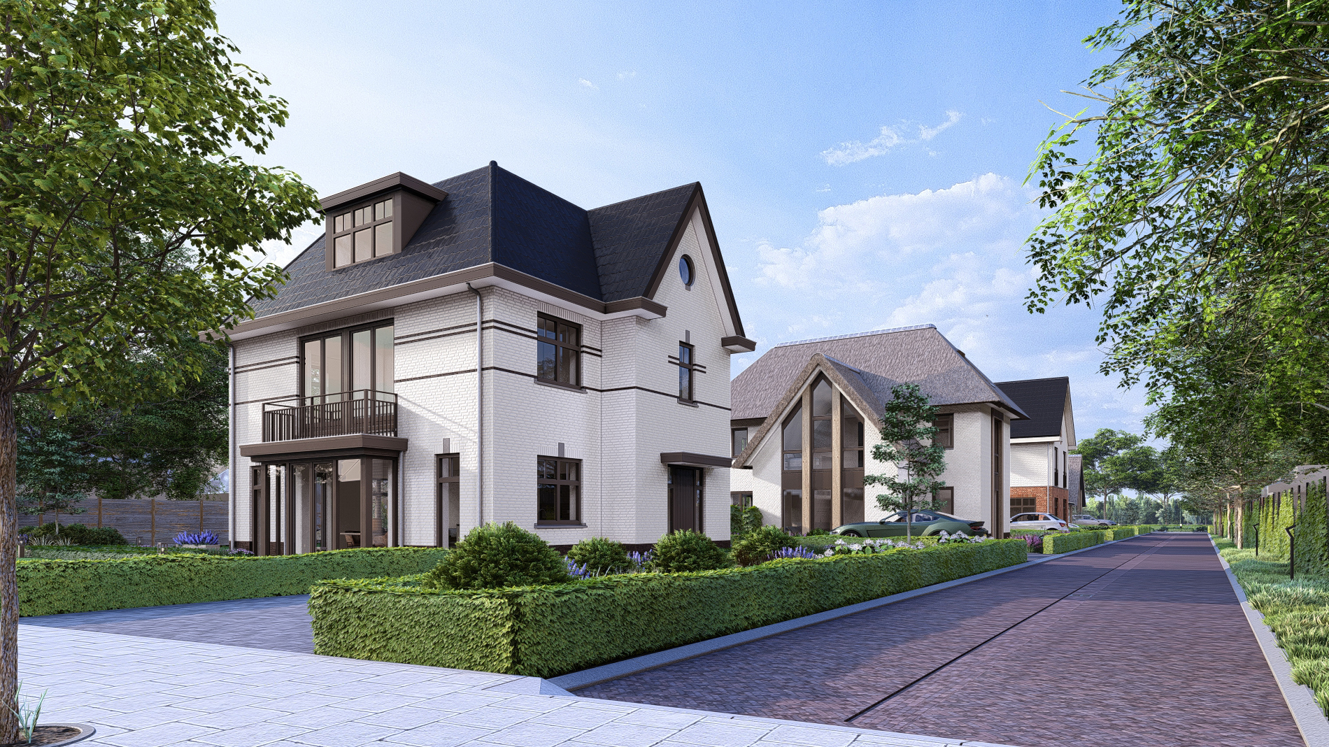 Park Breloft render straatbeeld