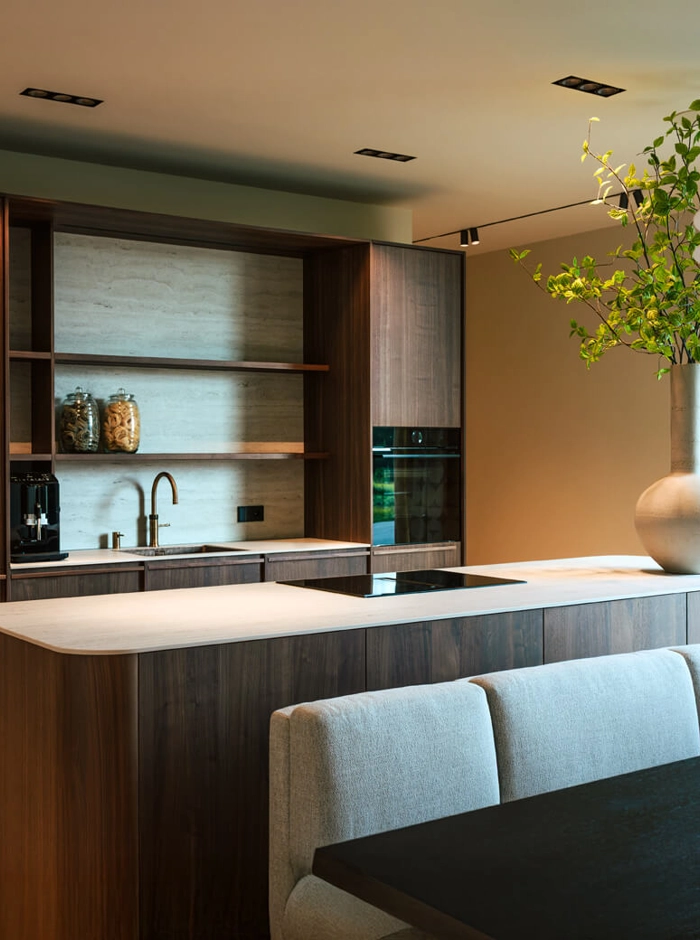 Japandi keuken in Villa Experience Center Livingstone