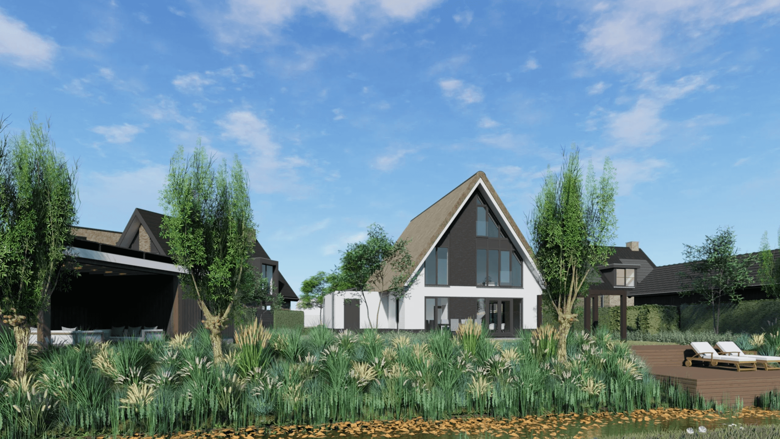 Villapark Mezenlaan 3D render villa