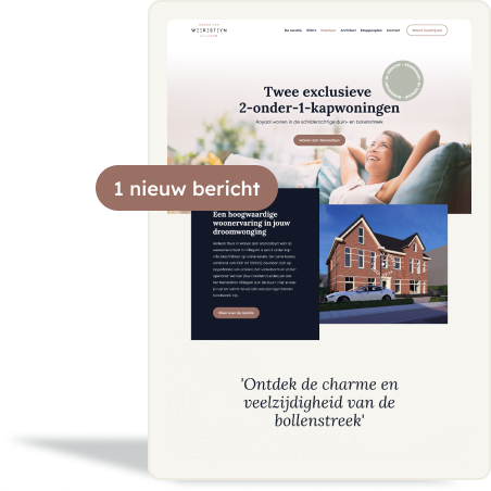 Wonen aan Weeresteyn inschrijven nieuwsbrief