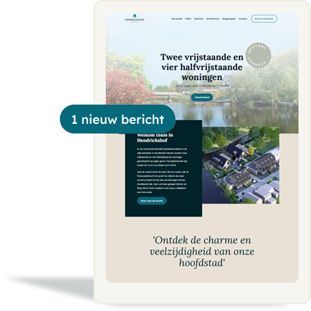 Inschrijven nieuwsbrief Hendrickshof