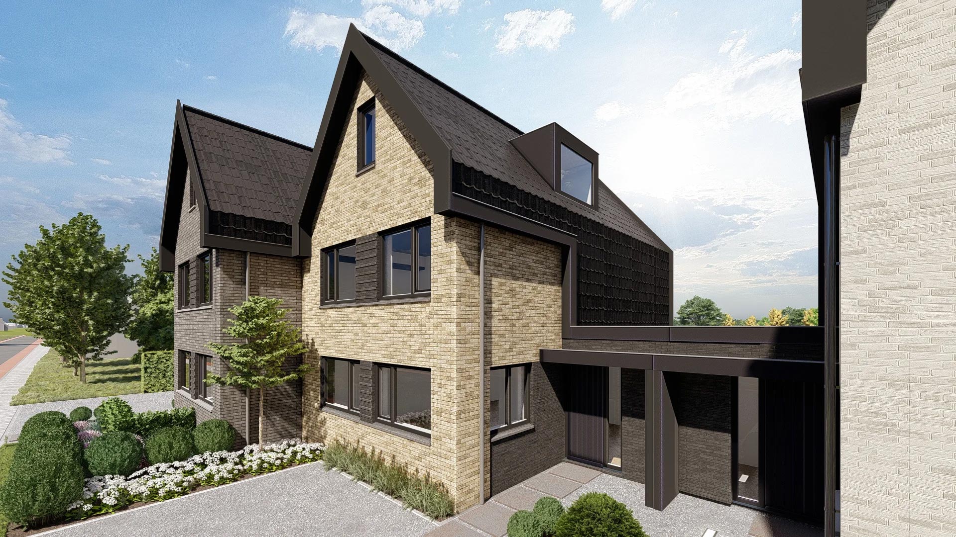 Villa het Noorden renderbeeld