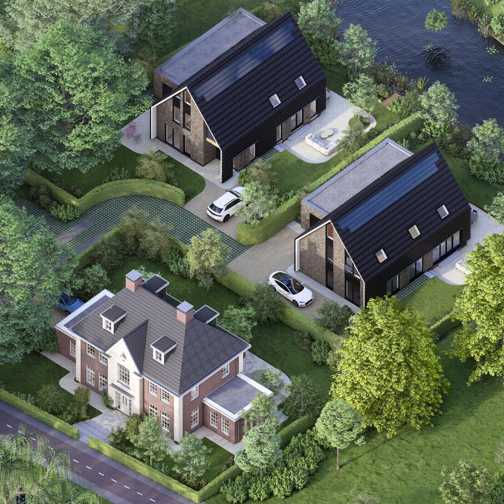 Vorsthof het Veen isometrisch renderbeeld