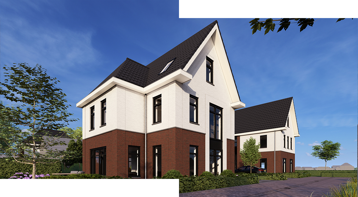 Wonen aan de Wijngaard renderbeeld