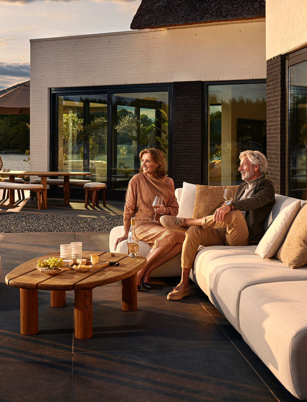 Sfeerbeeld luxe woning met terras