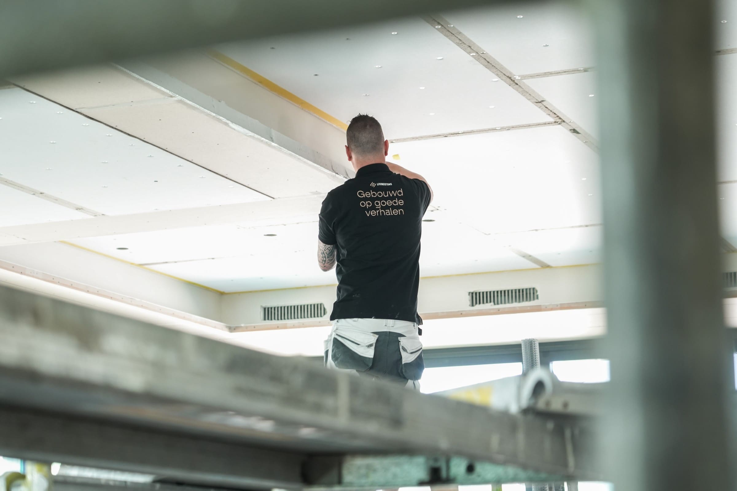 Uitvoerder van Livingstone werkt aan afbouw van een woning