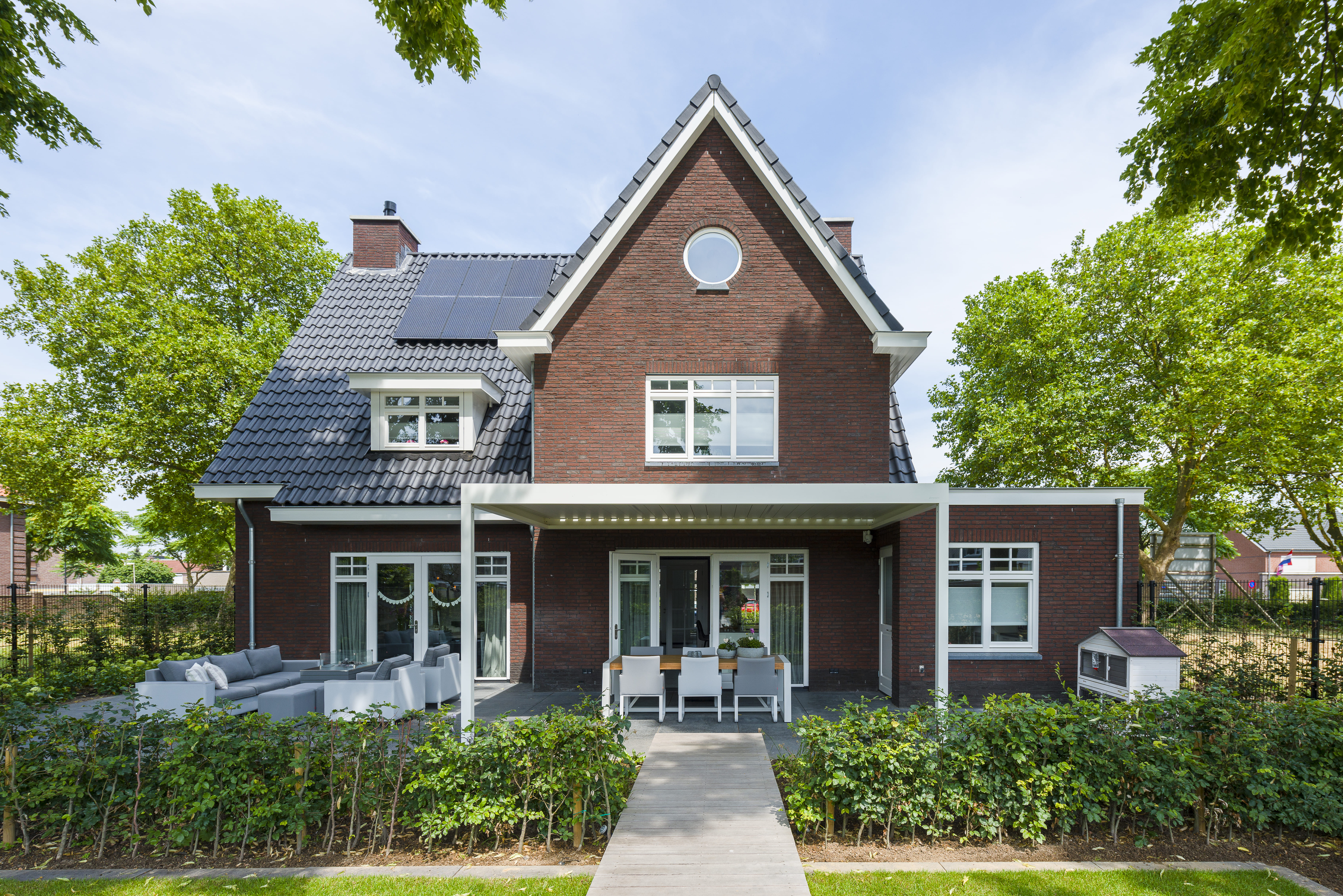 Achterzijde van een jaren 30 woning