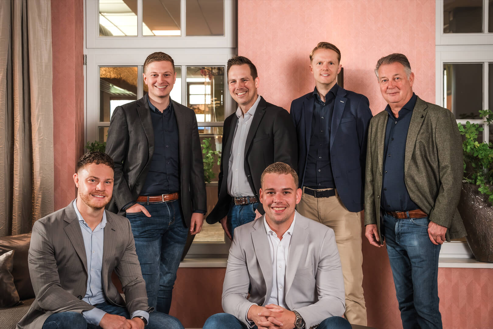 Livingstone teamfoto van arhictecten