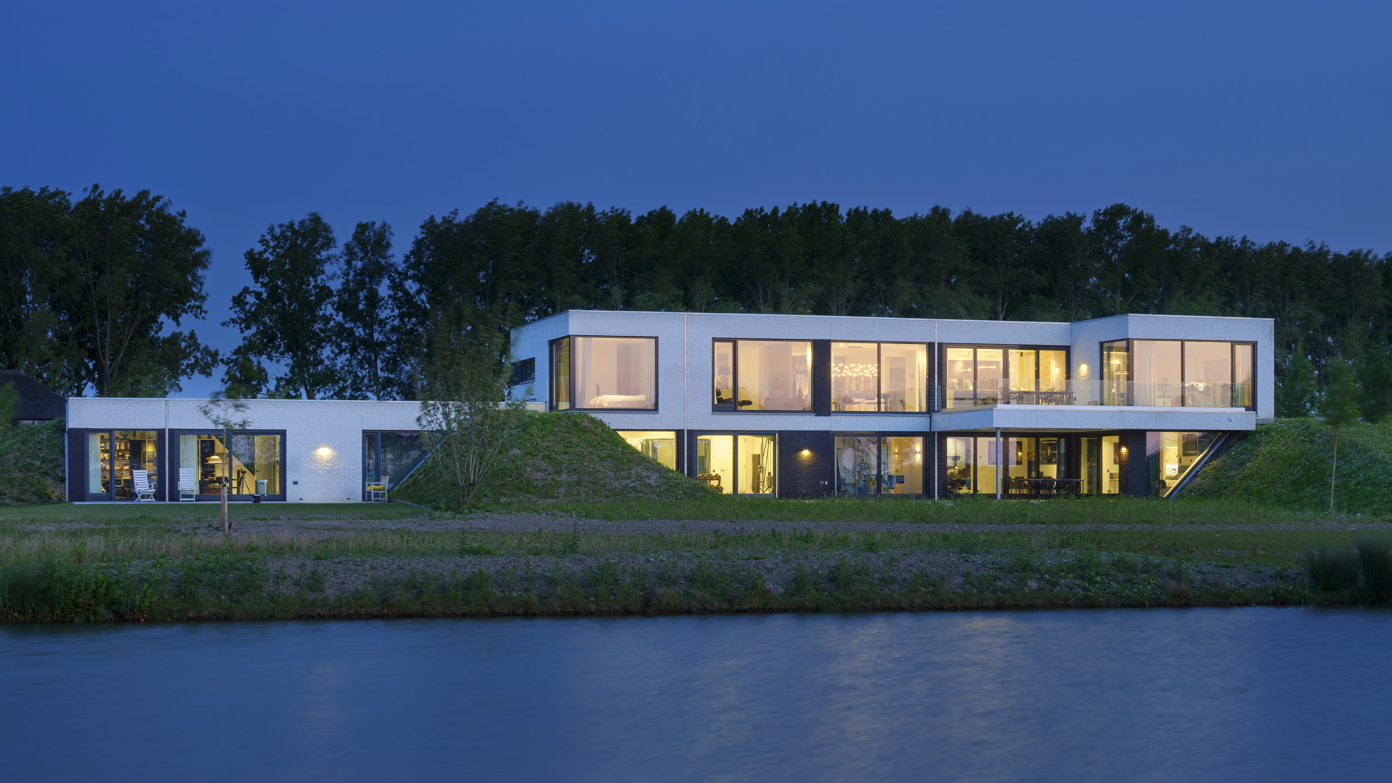 Voorkant van een kangoeroewoning