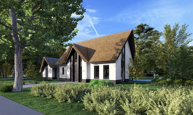 Render voorzijde open huis hillegom