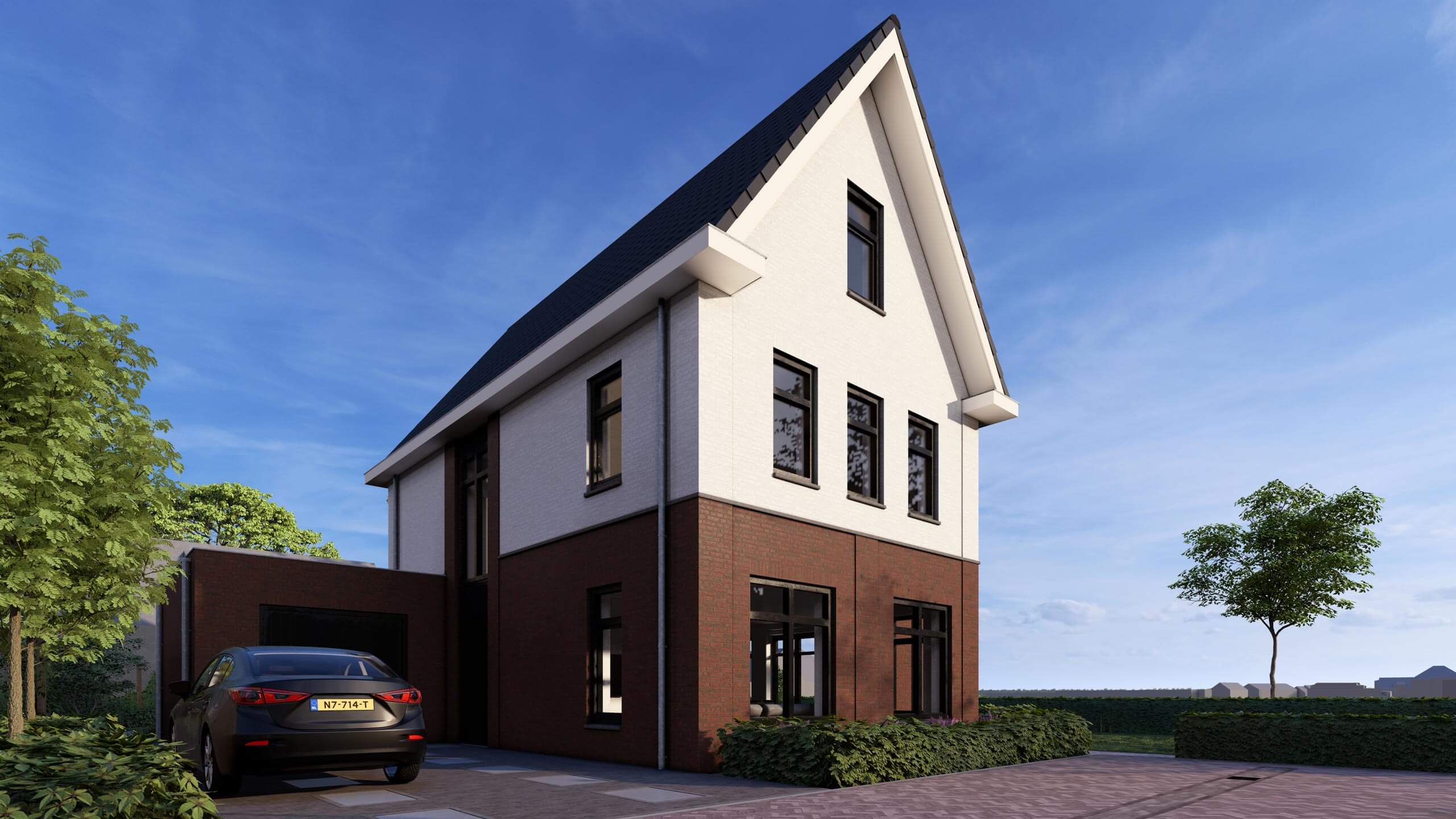 Wonen aan de Wijngaard renderbeeld