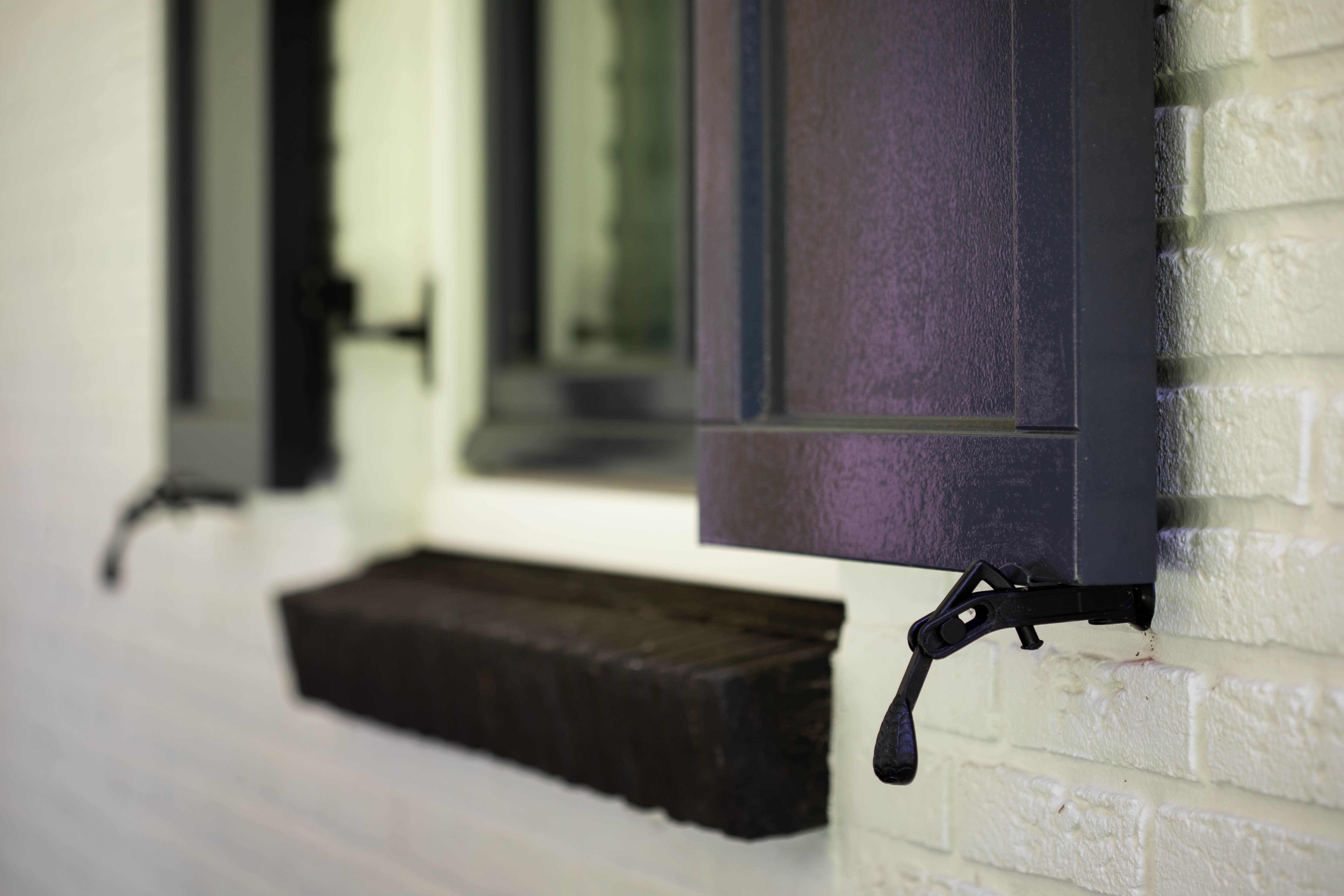 Close up van oud huis element