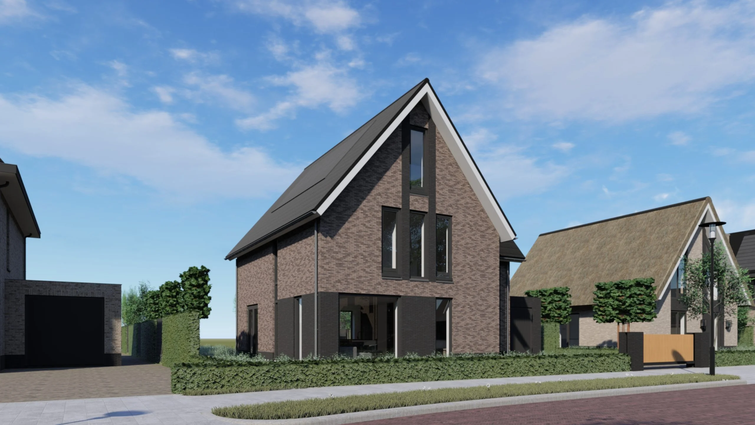 Villapark Mezenlaan 3D render villa