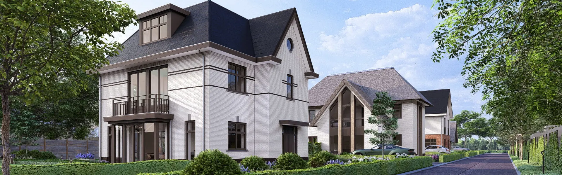 projectontwikkeling park breloft render straatbeeld