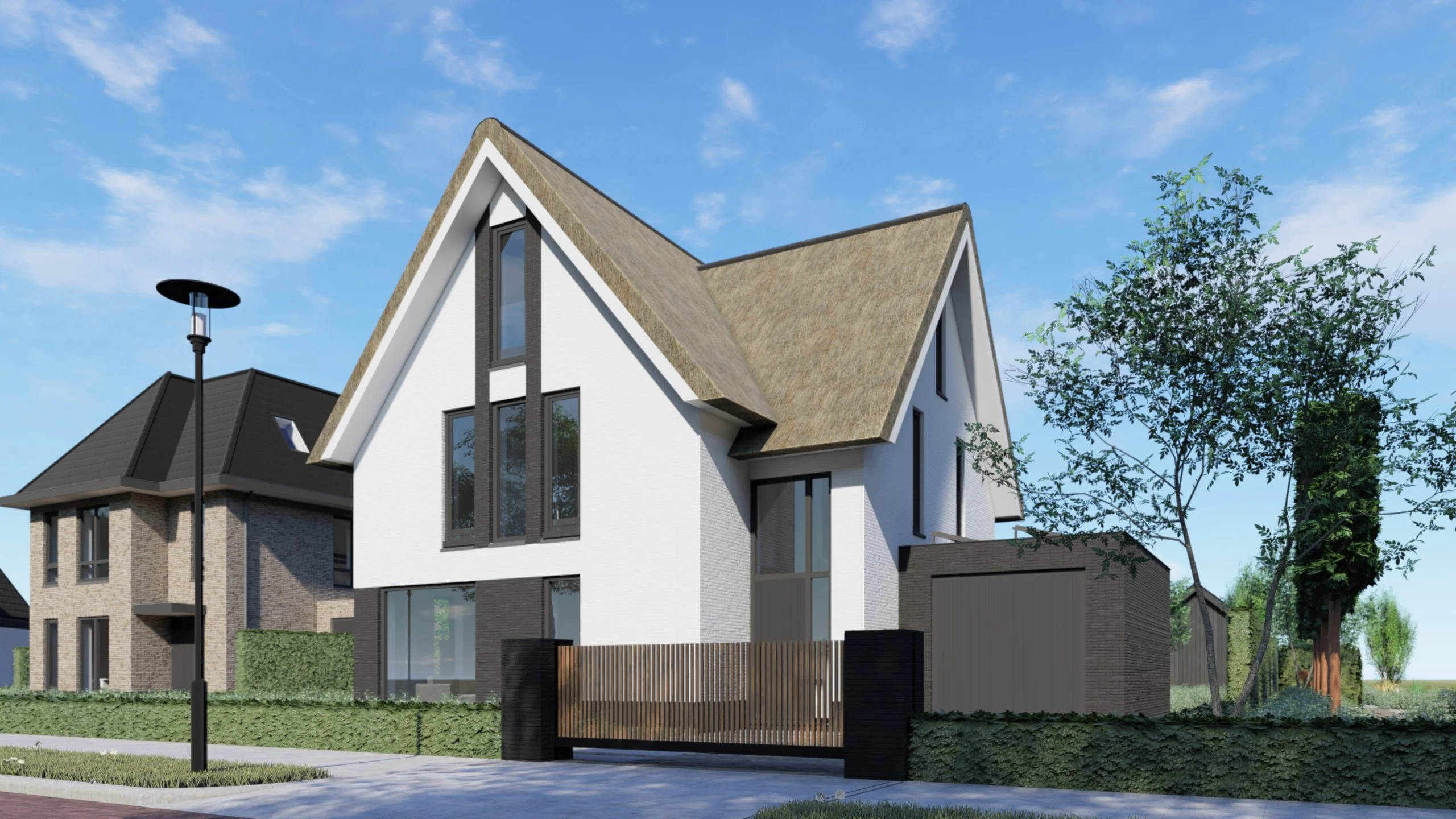 Villapark Mezenlaan 3D render villa