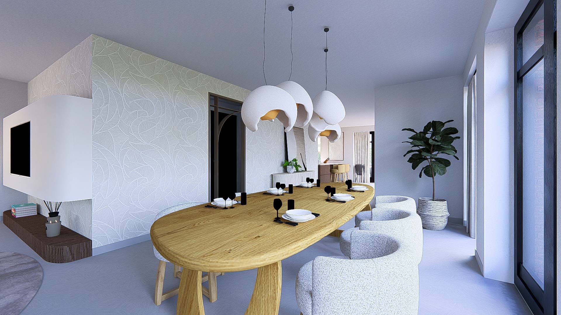 Wonen aan de Wijngaard renderbeeld