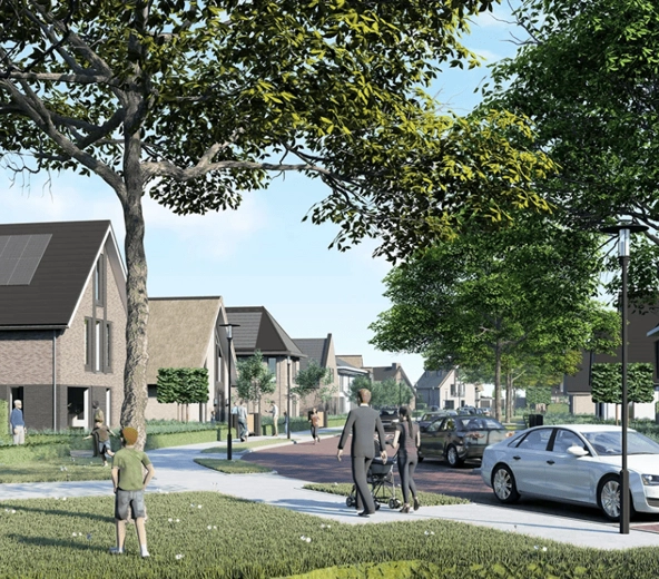 projectontwikkeling villapark mezenlaan render