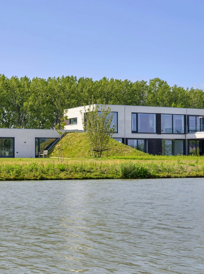 Zijkant van een kangoeroewoning