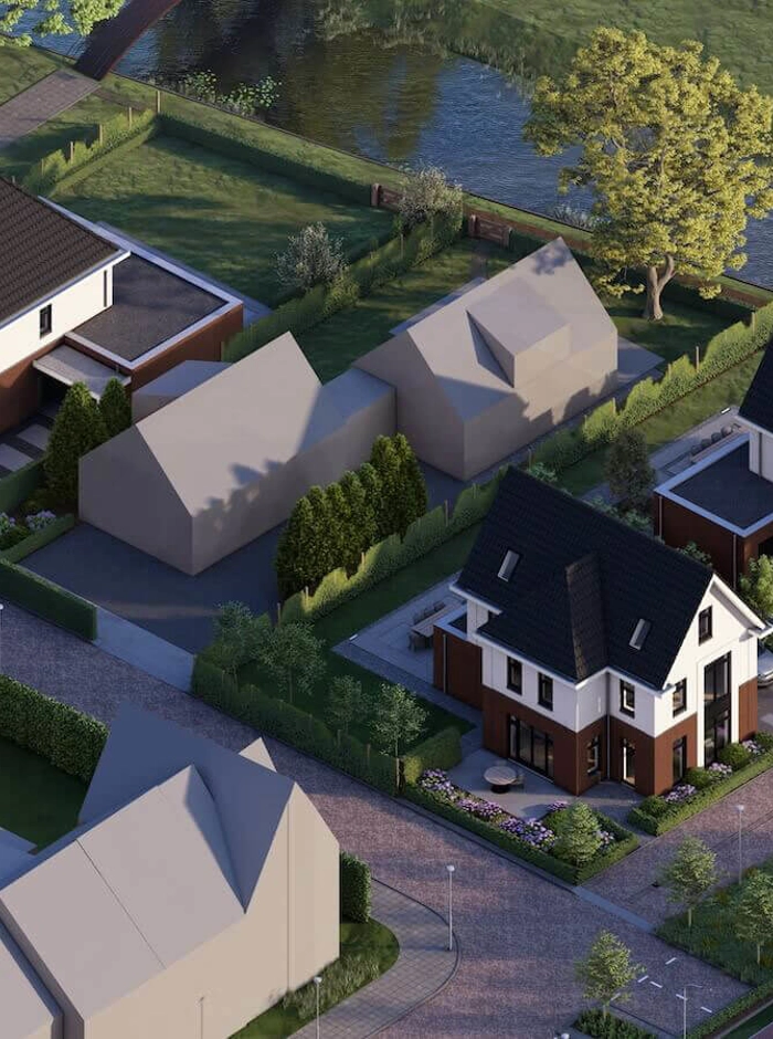 wonen aan de wijngaard render