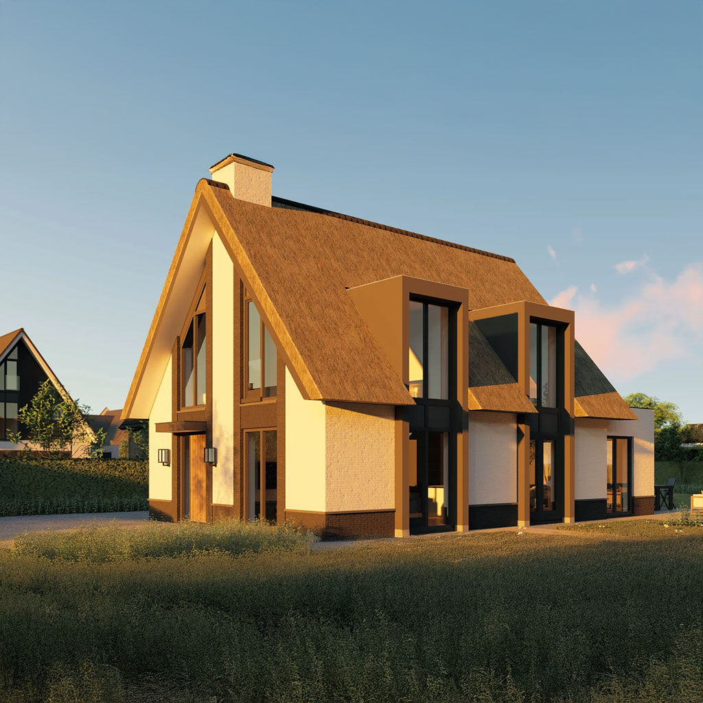 Villapark Mezenlaan renderbeeld