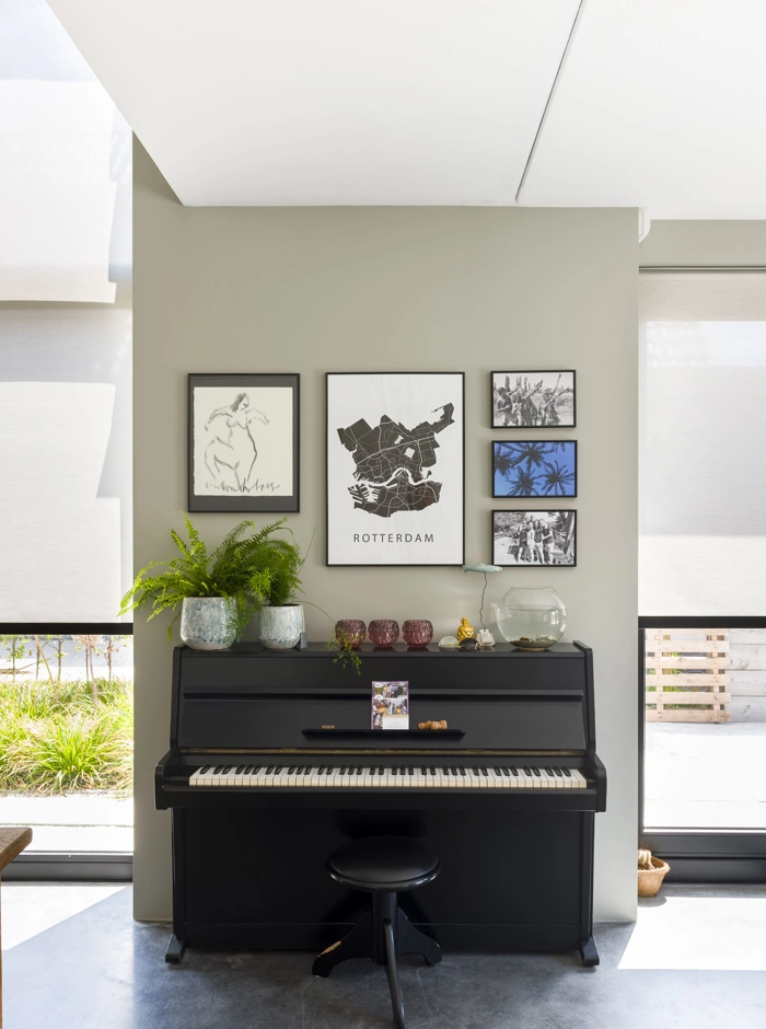 Modern interieur met piano