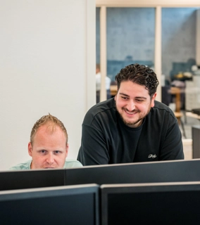 Medewerker van Livingstone werken samen