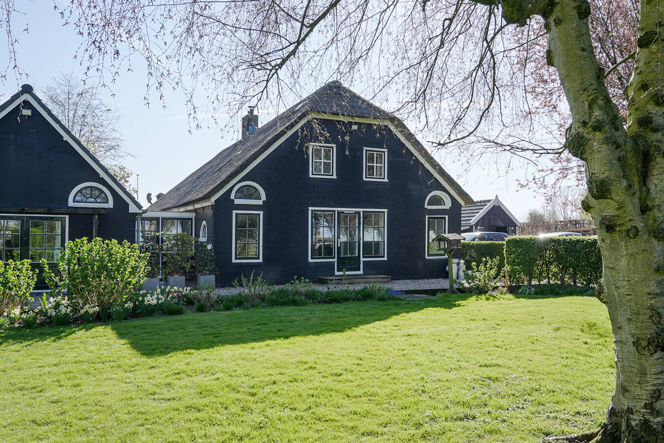 Voorzijde boerderijwoning