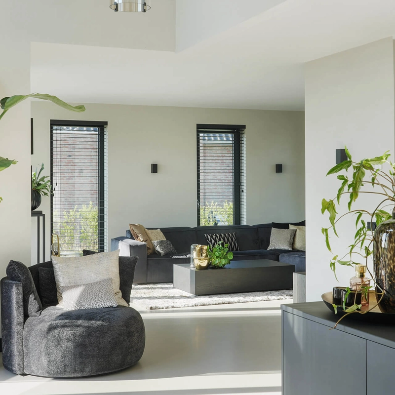 Modern en strak interieur