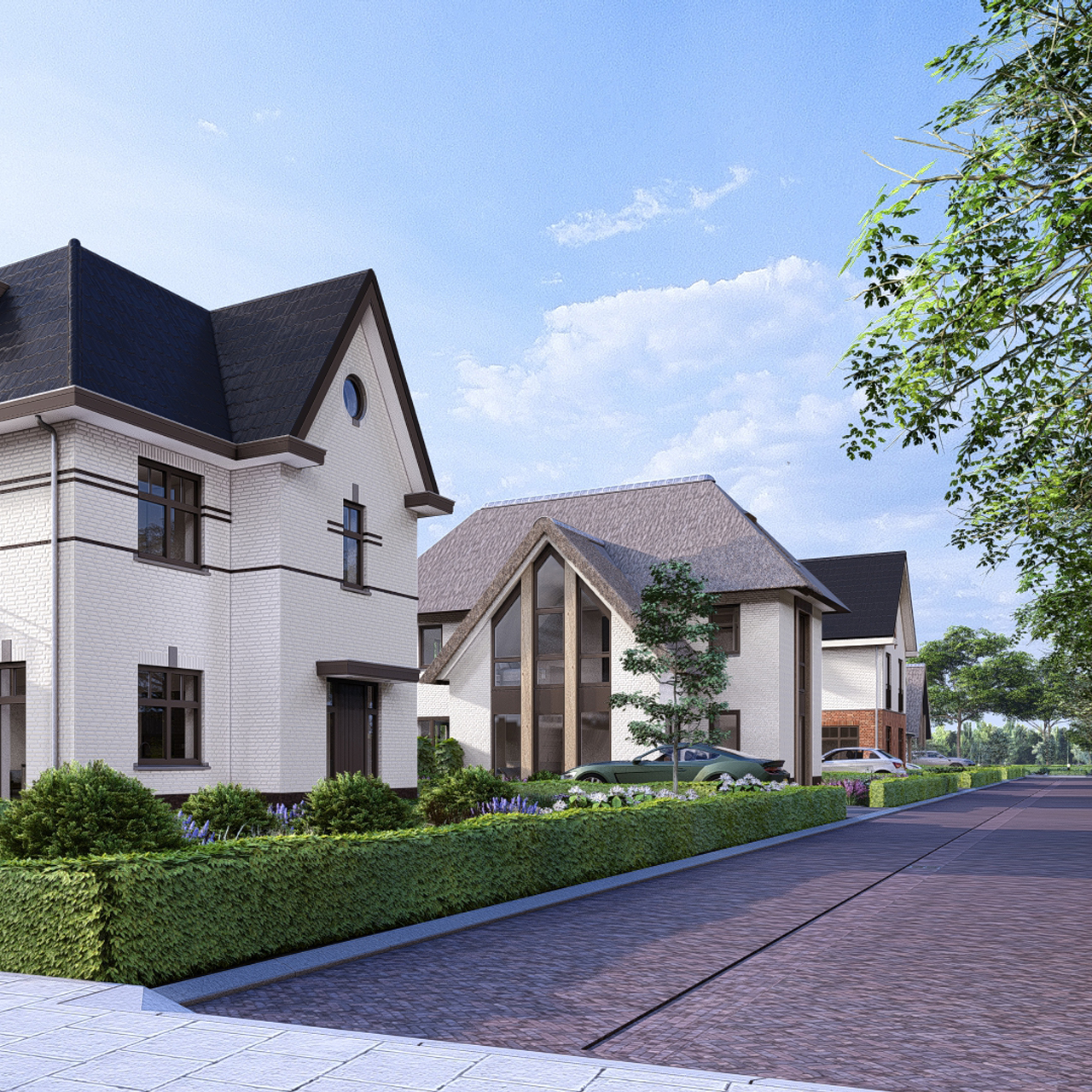 Park Breloft straatbeeld render