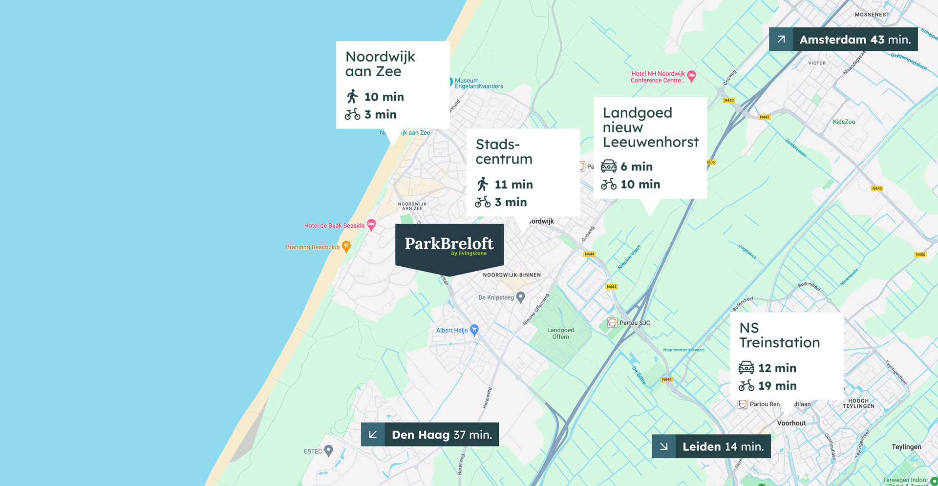 Park Breloft voorzieningenkaart