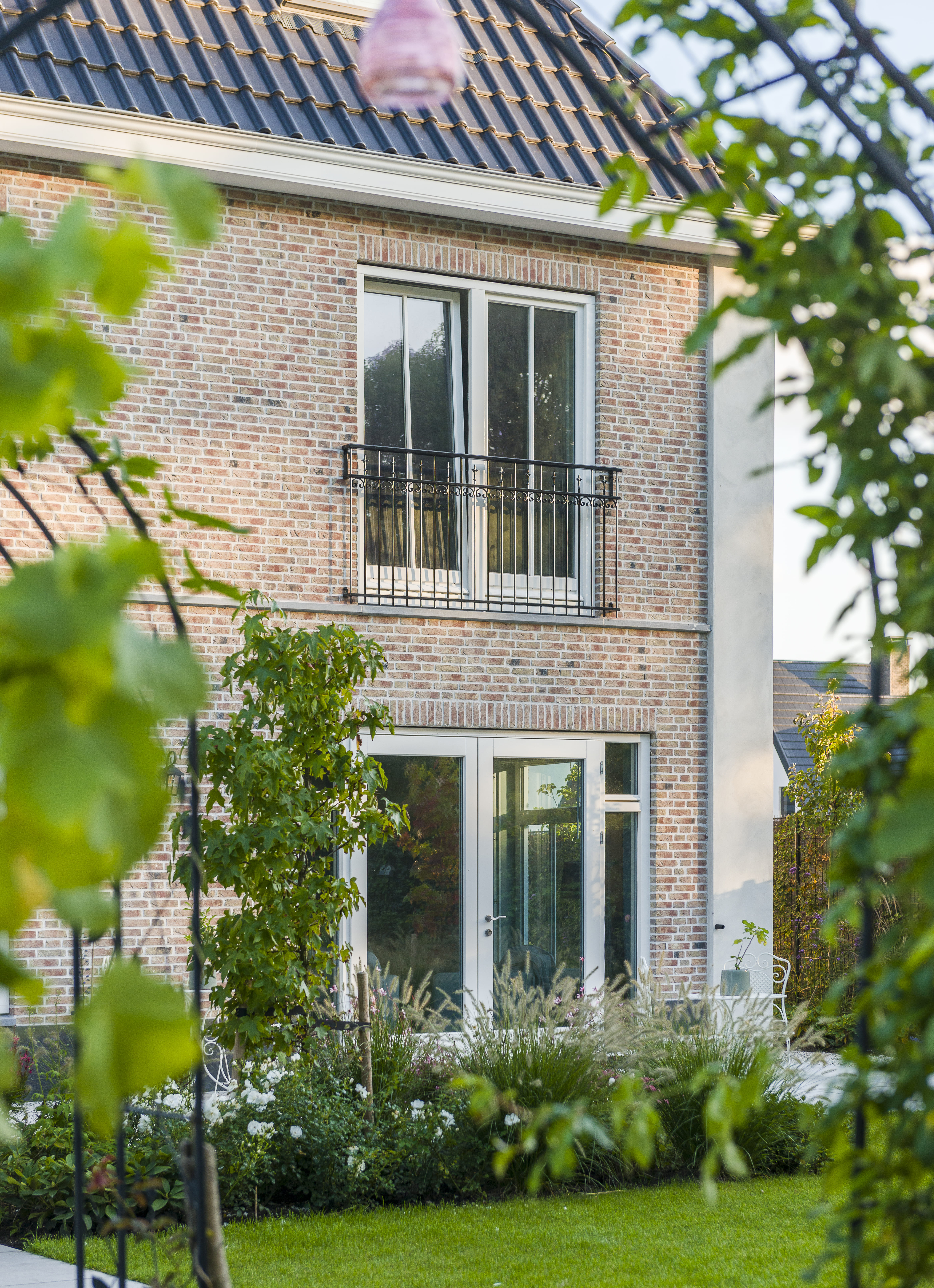 Notariswoning achterzijde met rode gevelstenen