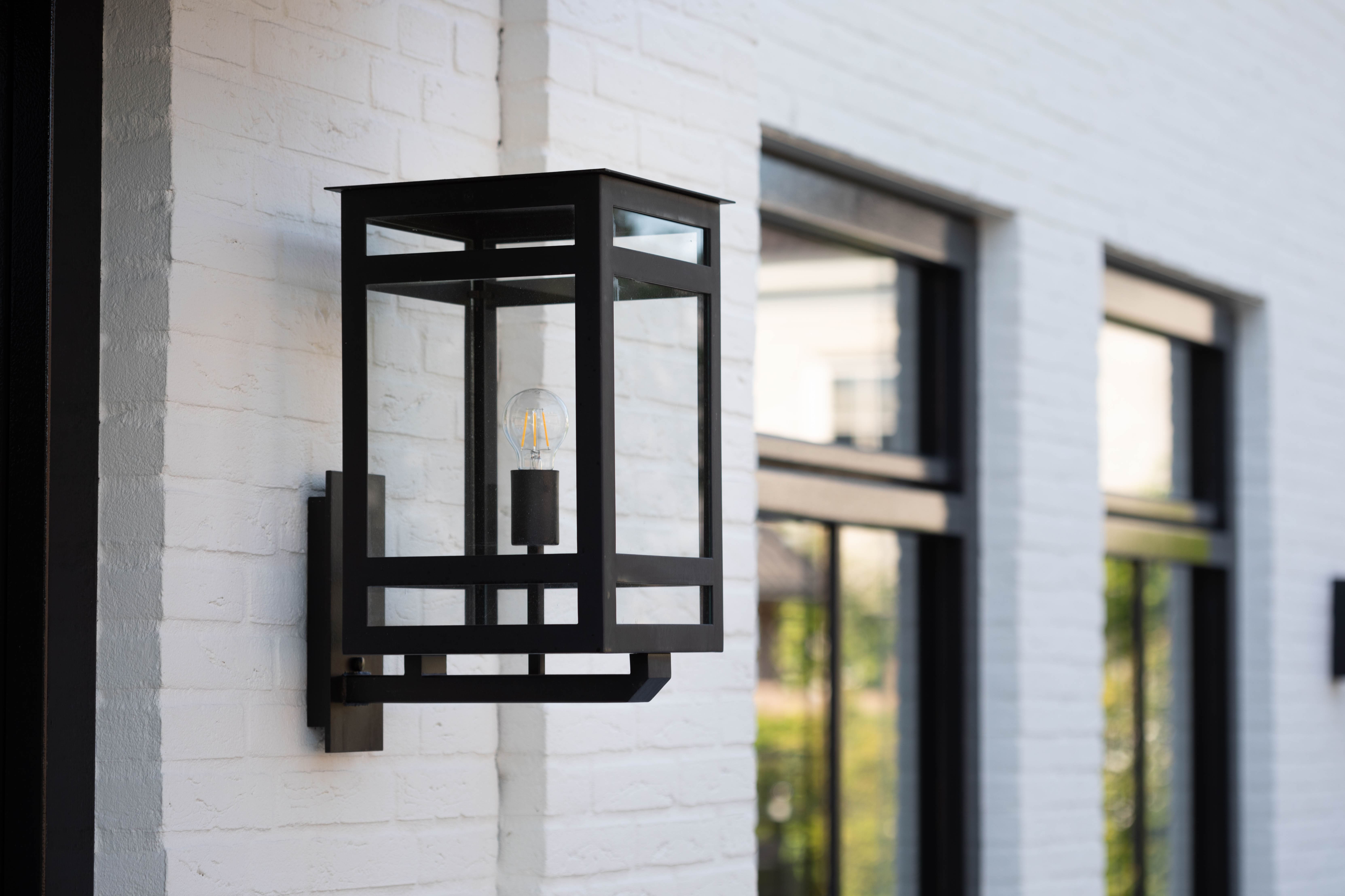 Close up van buitenverlichting 