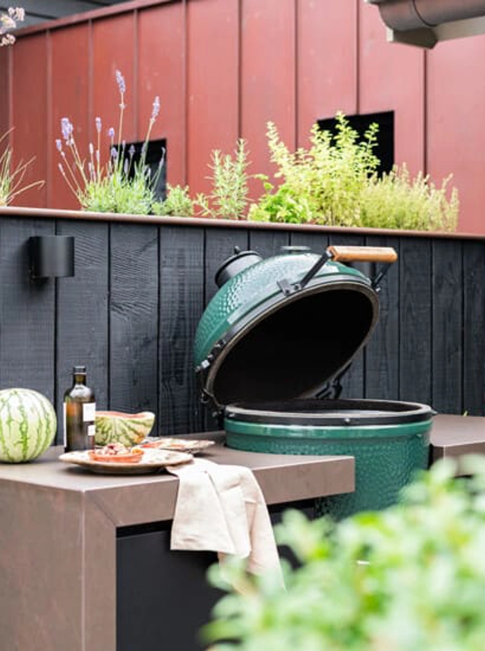Buitenkeuken met Big Green Egg