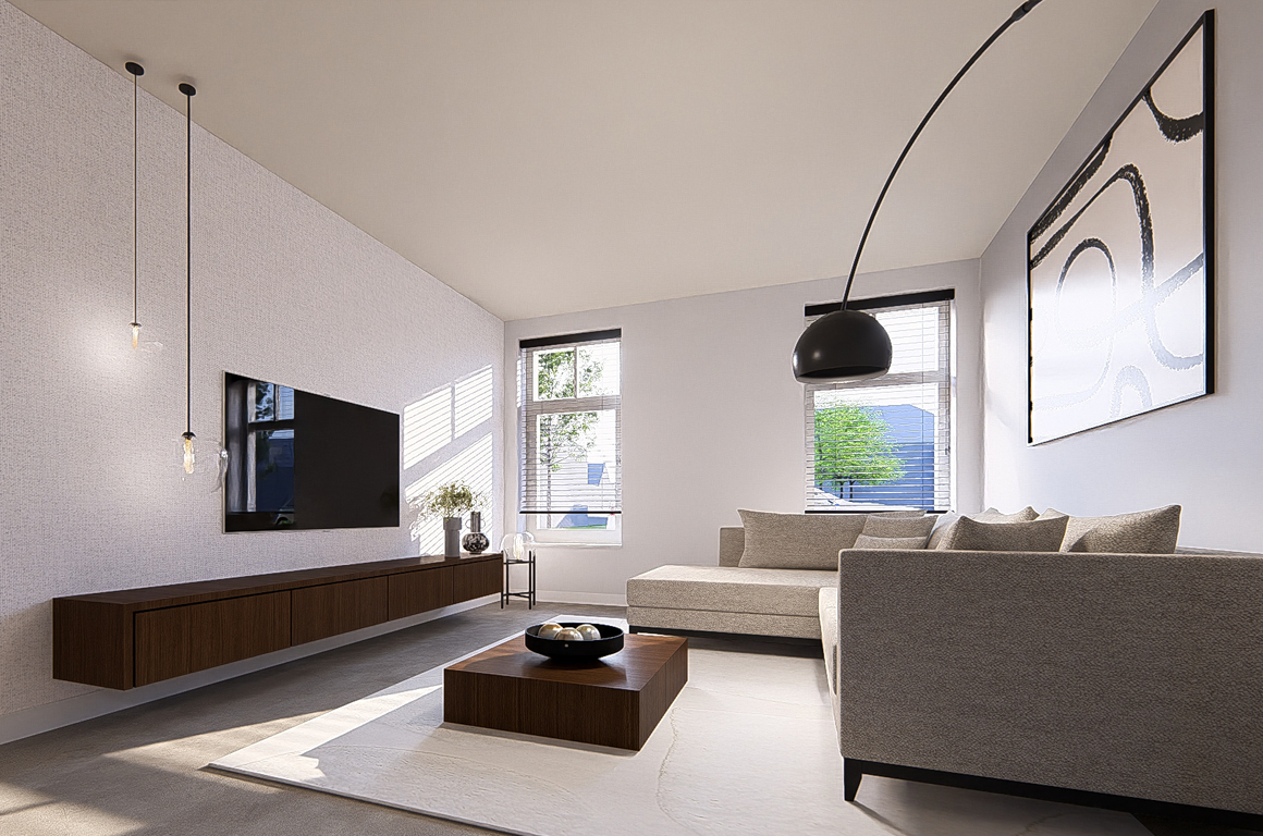 Wonen aan Weeresteyn renderbeeld interieur
