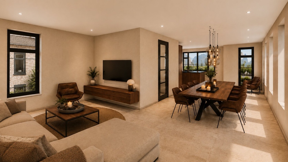 Parque Rodenrijsch interieur sfeerbeeld woonkamer